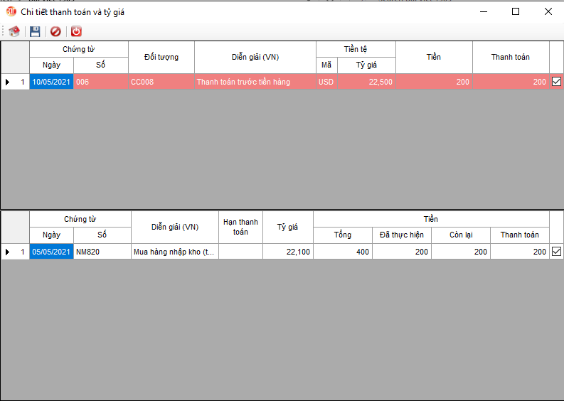 3TSoft - Hướng dẫn theo dõi chênh lệch tỷ giá (Phần III)