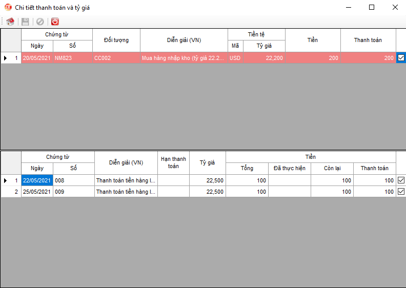 3TSoft - Hướng dẫn theo dõi chênh lệch tỷ giá (Phần IV)