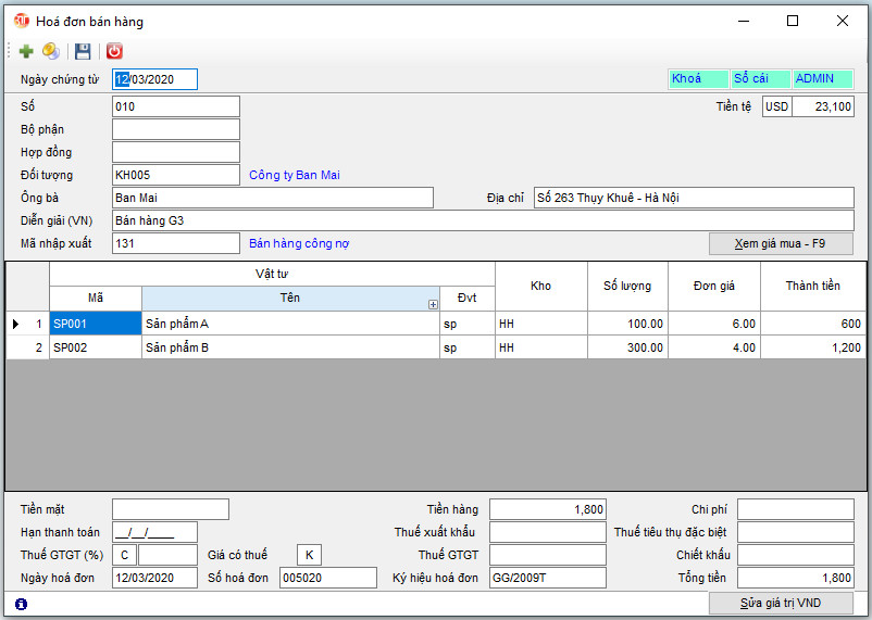3TSoft - Hướng dẫn theo dõi chênh lệch tỷ giá (Phần I)